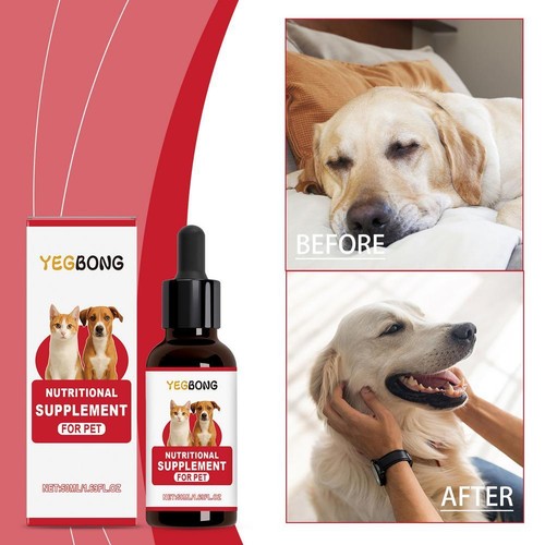 Pet Dog And Cat Nutrition Syrup Cough Treatments Relieve Burning Dryness L4H8