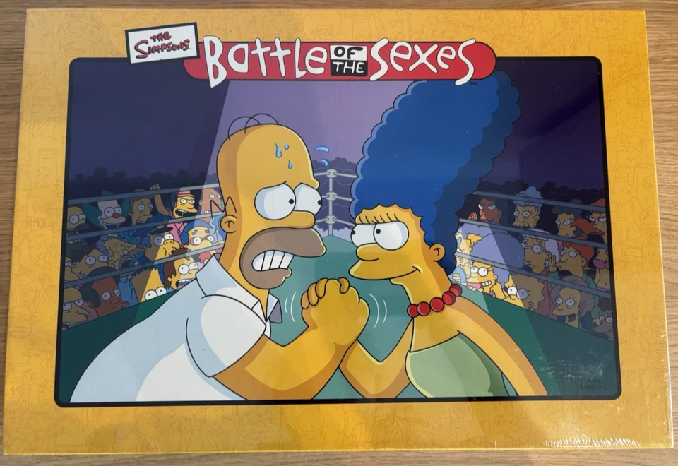 NEW & SEALED Battle of the Sexes The Simpsons Board Game - Image 2 of 4