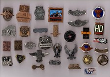 pin's Harley Davidson (26 versions au choix: HOG, rally, Tomahawk...) MAJ