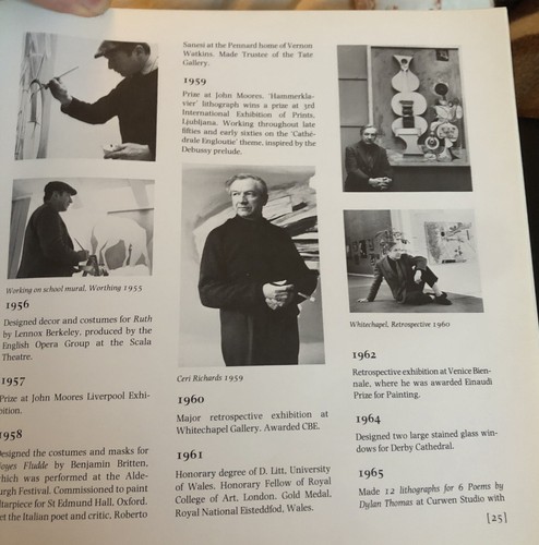 Vintage Ceri Richards EXHIBITION CATALOG RETROSPECTIVE 1981 Tate Gallery art - Picture 9 of 13