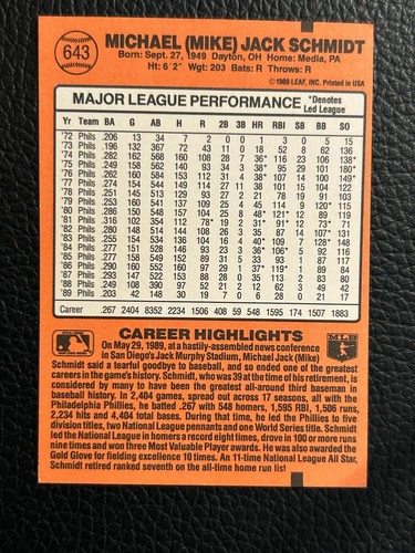 1990 Donruss Baseball ~ Pick Your Cards #1 - #625 +DK +RR+RC +HOF - Picture 216 of 246