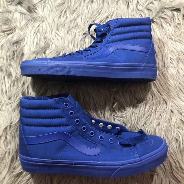 vans sk8 hi true blue red