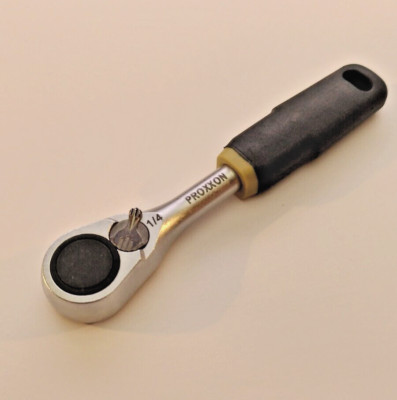 * PROXXON Bit Ratsche Knarre 1/4'' * Werkzeug für z.B. USM Haller * Knarre * 12cm