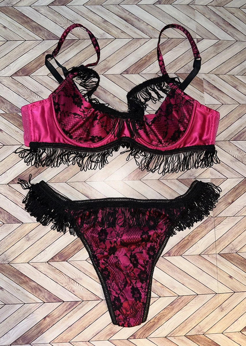 Victoria's secret pink matching bra deals and panties