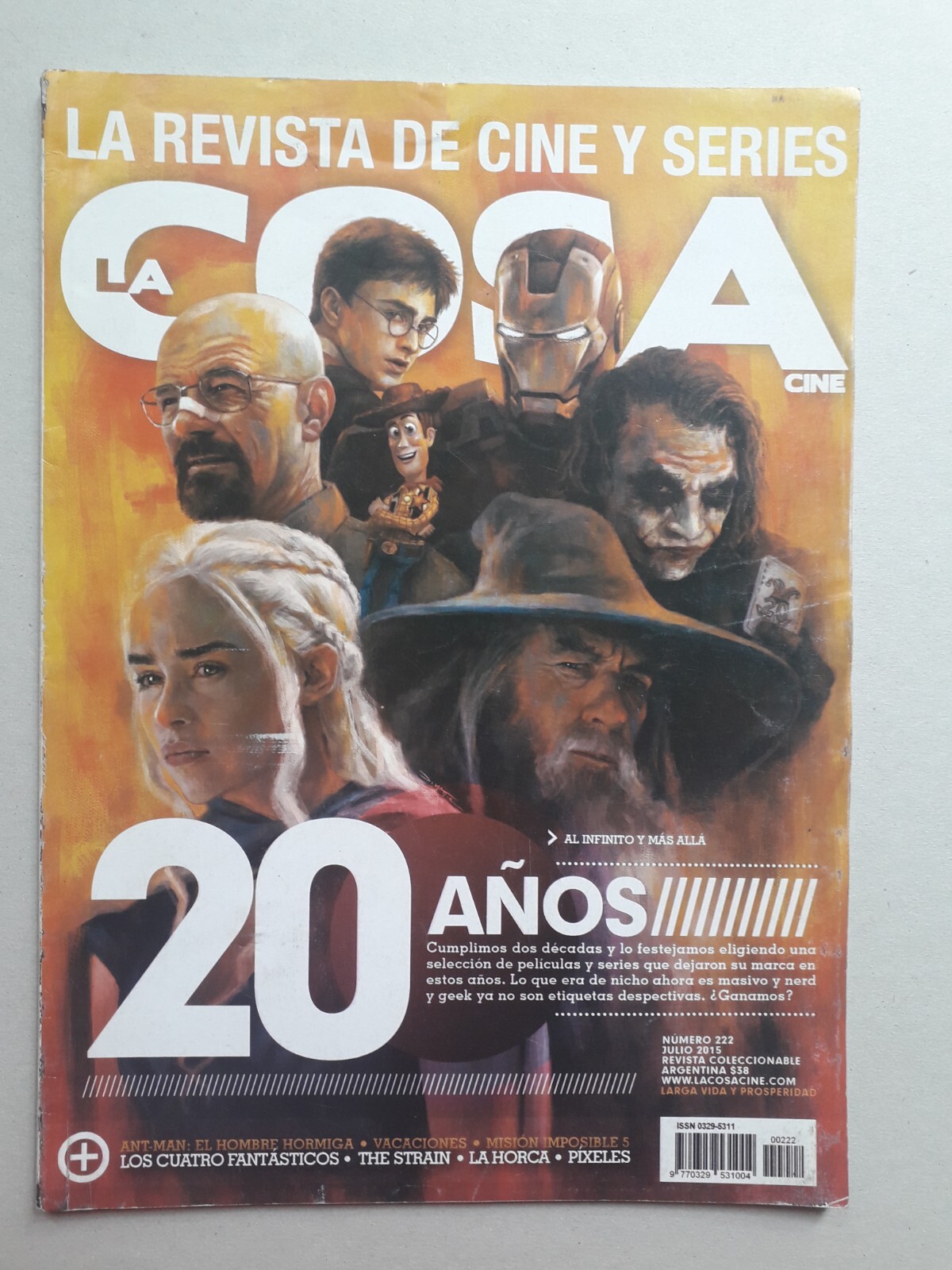 ANT-MAN! - LA COSA #225 - COLLECTIBLE MAGAZINE IN SPANISH (MOVIE) - ARGENTINA