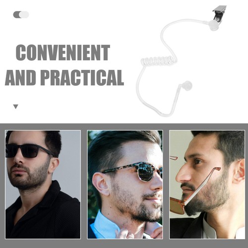 Dress up Earbuds Fake Security Earpiece Costume Headset Agent Accessories - Zdjęcie 2 z 12