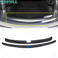 For Acura TLX 2015-2020 Black Steels Car Rear Bumper Protector Plate Trim2PCS