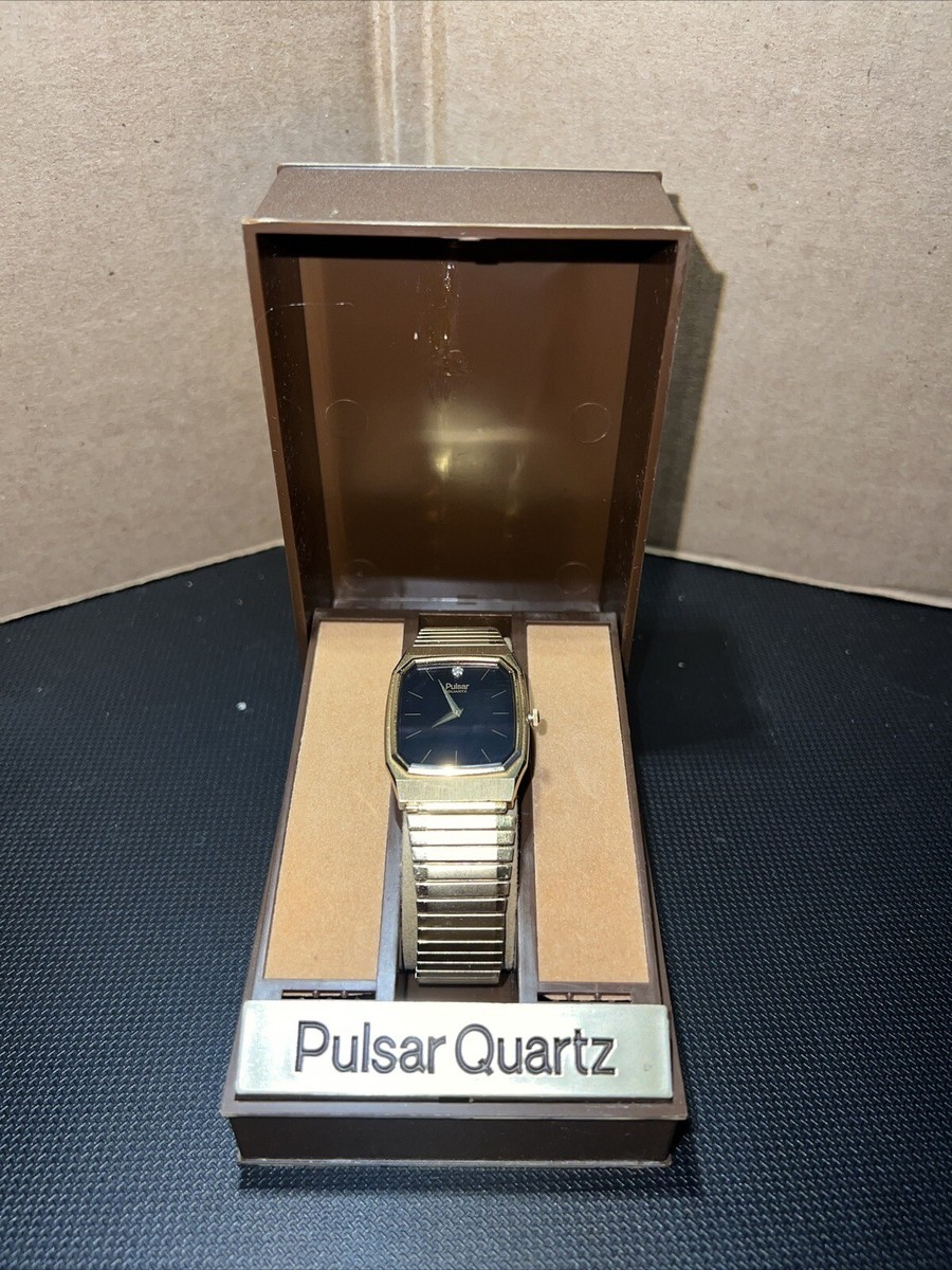 Working Vintage Pulsar Quartz Wrist Watch in Original Box | eBay display picture 1