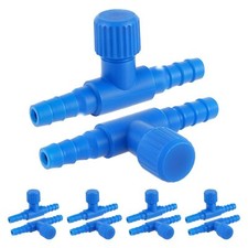 Aquarium Air Valve 10 Pcs Aquarium Air Pump Control Valves T Shaped Single Wa...