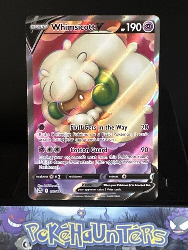 Pokemon Card Whimsicott V 160/172 Brilliant Stars Full Art Near Mint