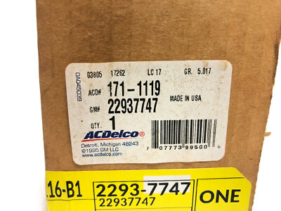 ACDelco 171-1119 Set Ganascia Freno Di Stazionamento Posteriore - Ricambio Originale GM - 5