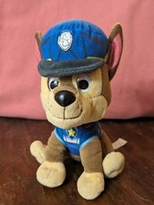 Paw Patrol Chase Plush Puppy Dog Stuffed Animal 7 Cartoon Plushie