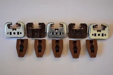 5x Kenlin Rite Trak I Drawer Guide Glide with Stop Roller Metal & Screws, Fast!