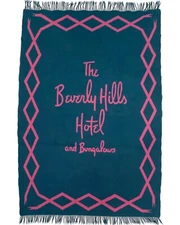 5-Star The Beverly Hills Hotel Asprey Wool Blanket