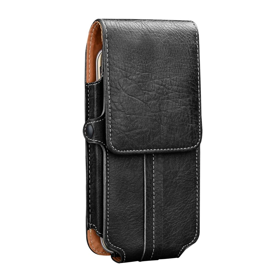 For Verizon Samsung Galaxy A42 5G Leather Pouch Case Holster Belt Clip&Loop - Image 2 of 4