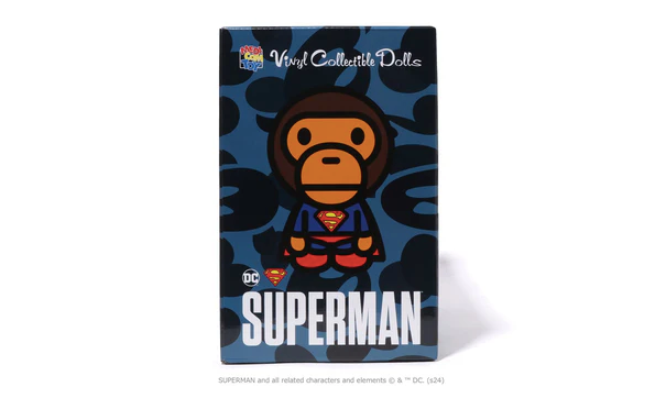 DC BATMAN & SUPERMAN x BABY MILO® VCD A BATHING APE Set of 2 DC BATMAN & SUPERMAN x BABY MILO® VCD A BATHING APE Set of 2