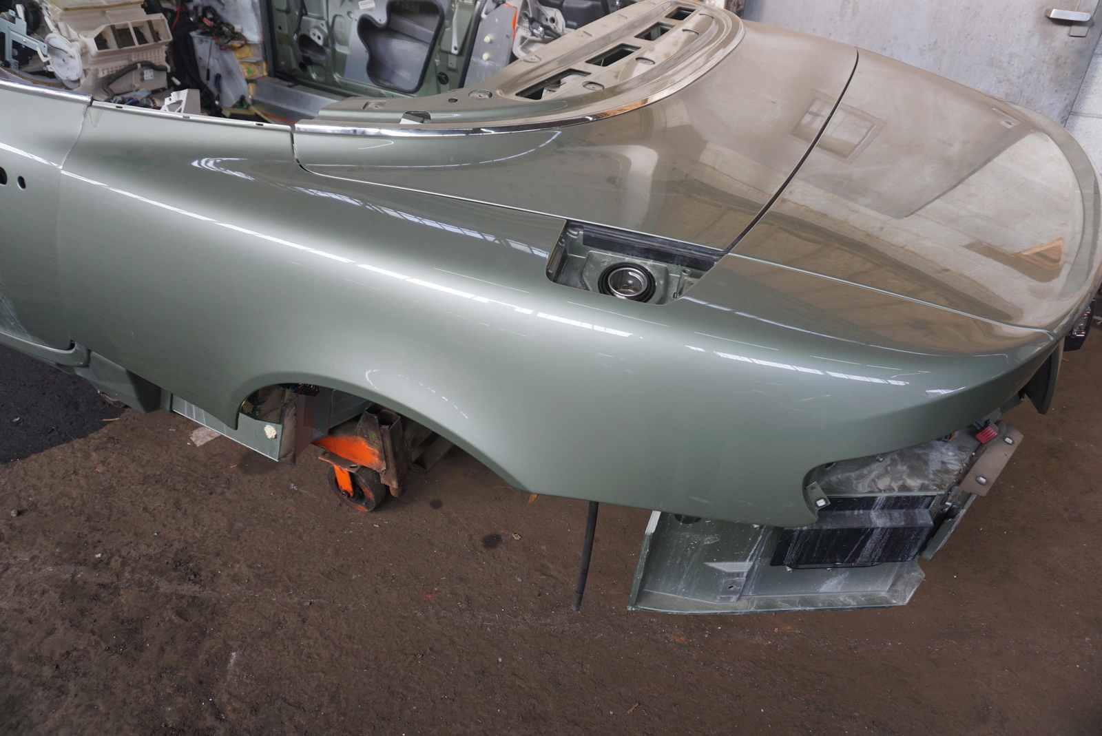 Rear Left Quarter Panel Structural Metal Body Cut OEM Aston Martin DB9 2004-16