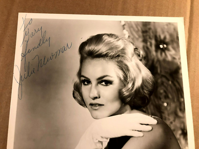 Julie Newmar Very Rare Very Early 8/10 Photo From 50s w/Signature
