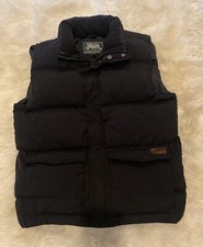 Roots Canada-down Feather Puffy Padded Nylon Vest- Black- Men’s Sz. M