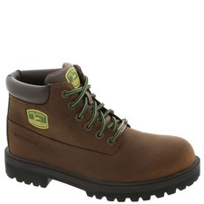 Men's Skechers John Deere Sergeants Dozer Work Boot Brown 256000WW
