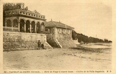 LANTON Strand Ebbe in Taussat les Bains Kloster Villa Bagatelle
