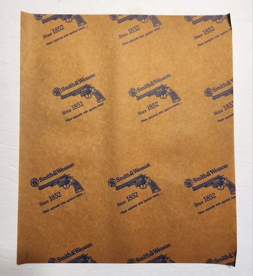 50 Sheets Of Authentic Smith & Wesson VCI Paper Vapor & Rust Prevention Barrier