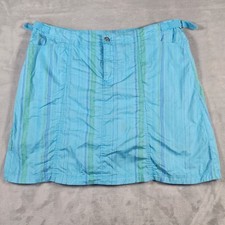 FRESH PRODUCE Skort Medium Cargo Mini Skirt Built-In Short Cotton Blue