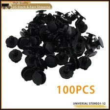 Set of 100 Push Type Retainers Fastener Clips For Nissan Juke Leaf Quest Versa