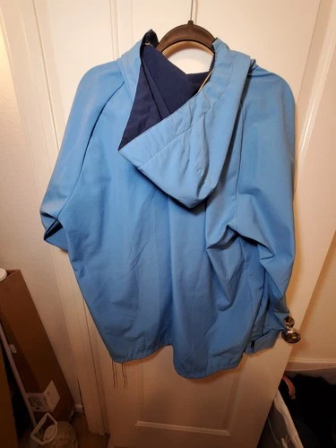 Vintage WHITE STAG JACKET Color: Sky Blue men size Medium pull over Windbreaker image 2