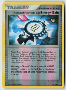 Team Galactic's Invention G-101 Energy Gain Reverse Holo #116