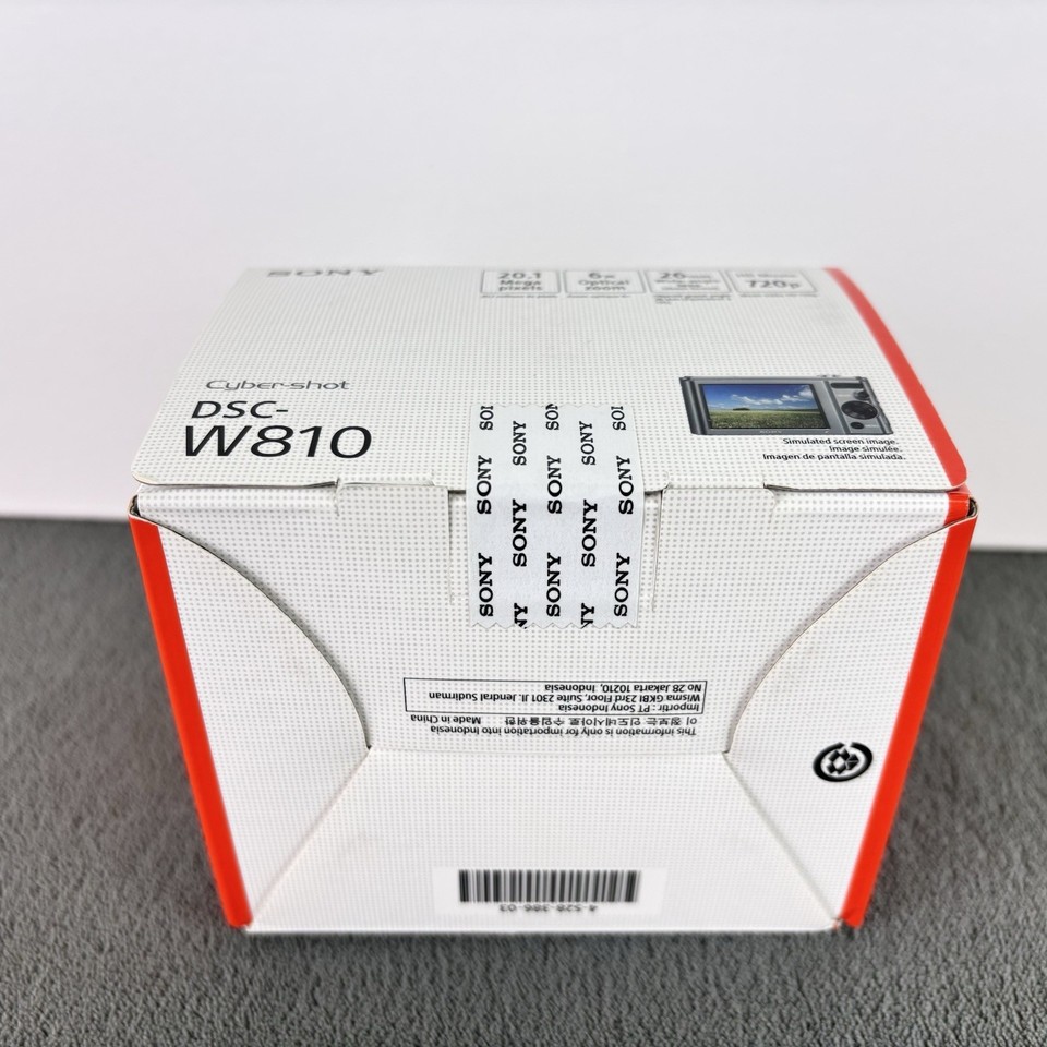 Sony Cybershot DSC-W810 SEALED Digital Compact Camera 20.1 Megapixel 6x ...