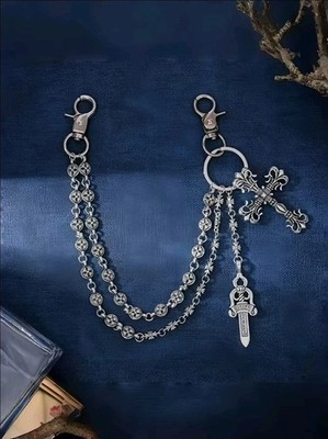 Chrome Hearts Dagger And Cross Wallet Chain | eBay