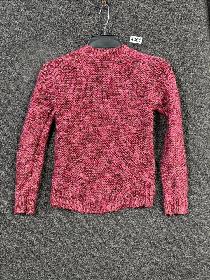 GapKids Sweater Girls Medium 8 Metallic Knit Pullover Long Sleeve Winter Warm - Image 2 of 4