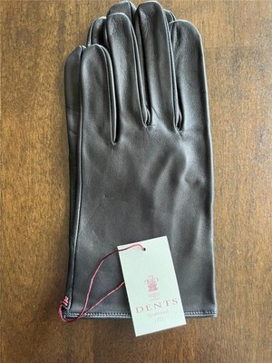 Authentic Dents England 5-1007 Skyfall 007 Bond Gloves Black Leather XL NWT