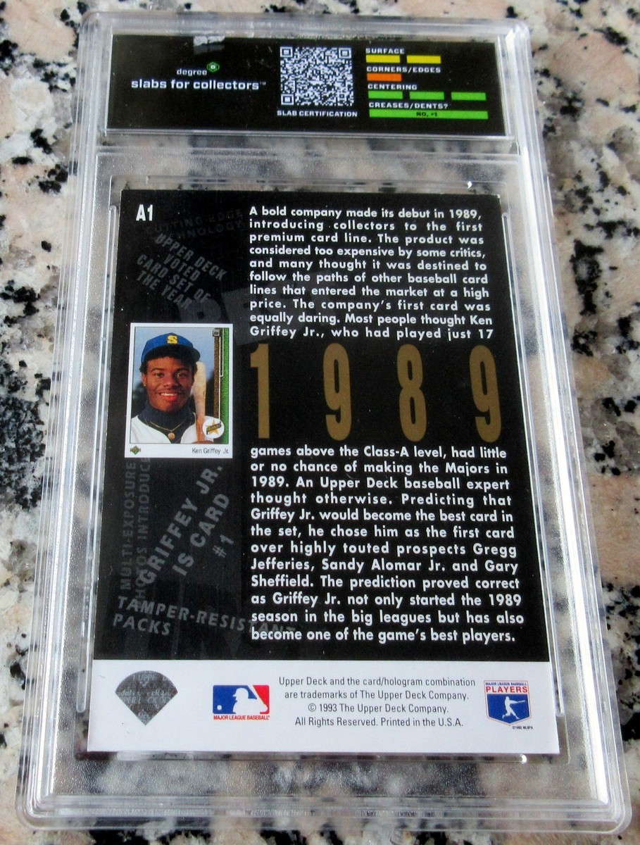 KEN GRIFFEY JR. Upper Deck SP BLACK #1 Pick STAR Rookie Card RC 7