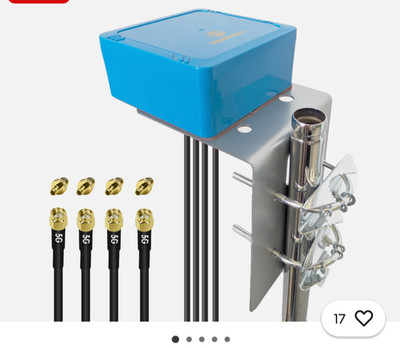 Maswell 4X4 MIMO 5G Antenna, Omni BroadBand 700-6000MHz, 4G, LTE, 5GA, 5G NR,