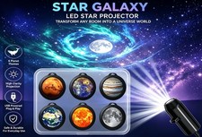 Aurora Projector Galaxy Star Night Light LED Lamp for Bedroom Ceiling Decor
