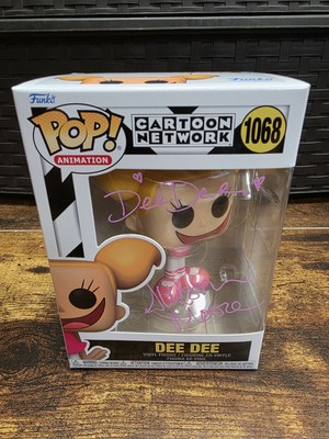 JSA Signed Allison Moore Funko Pop! Vinyl: Cartoon Network - Dee Dee #1068