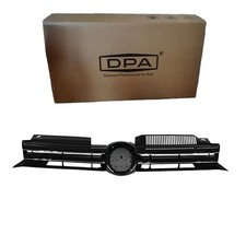 DPA SPORT KÜHLERGRILL FRONT GRILL SCHWARZ CHROM LEISTE passend für VW GOLF VI