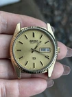 Vintage Seiko SQ Japan Mens Watch 6923-8080 Gold Tone - NOT TESTED As-Is