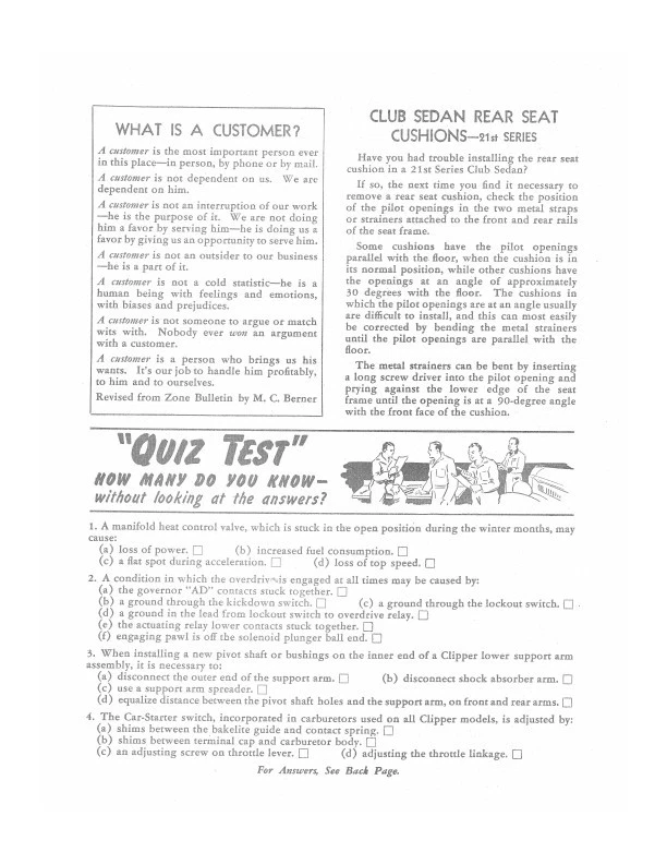 Packard Service Bulletins 1946 1947 1948 1949 1950 Atualizações do Manual da Loja - Imagem 3 de 4