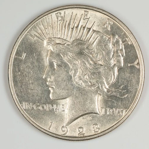 1923-D Peace Dollar AU Silver $1
