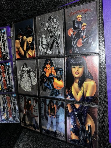 Double Impact & 1996 Topps Dark Horse Barb Wire Movie cards lot 176 Cards - Picture 4 of 13
