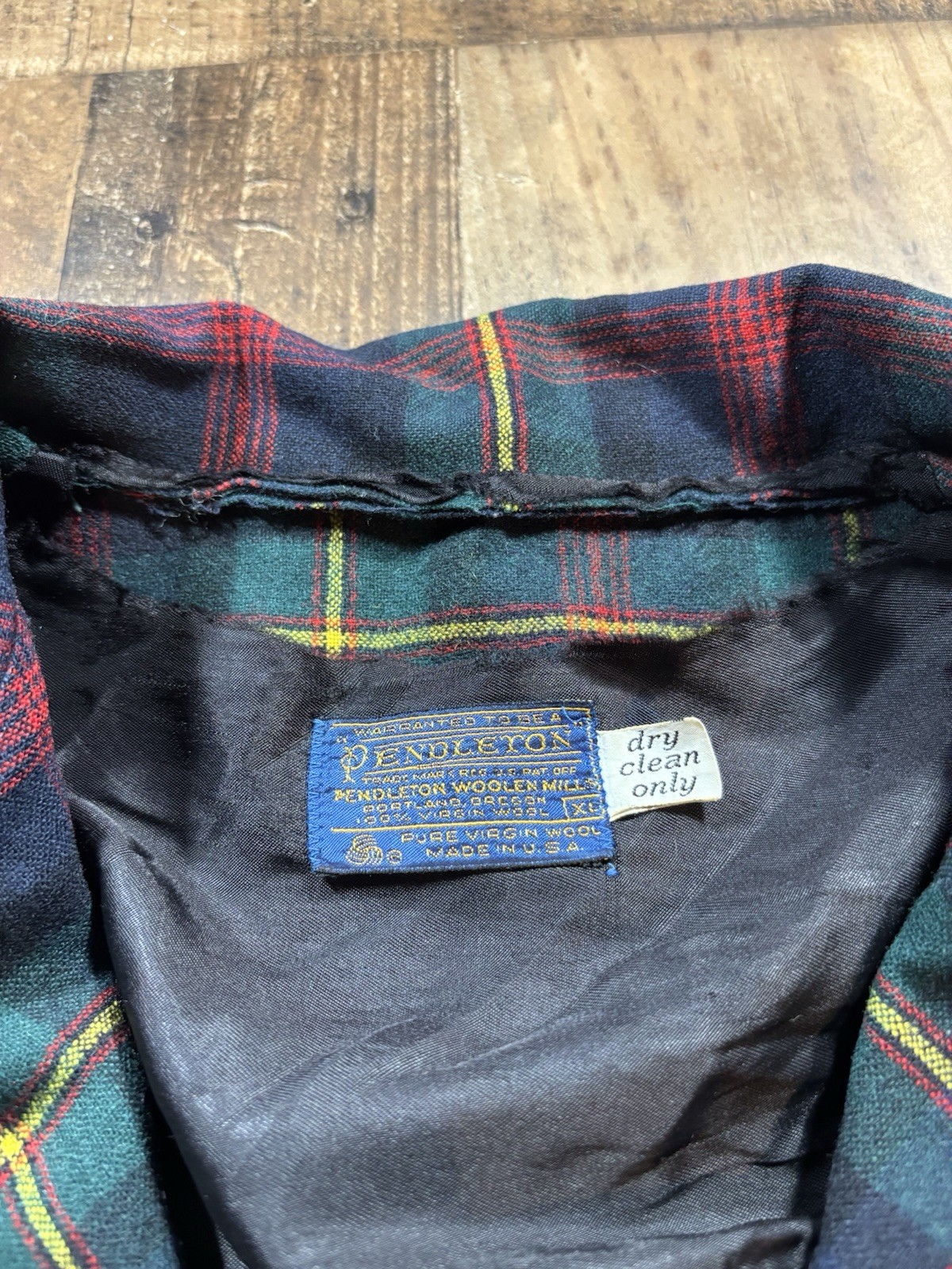 VINTAGE Pendleton Wool Topster Shacket Blazer Mac… - image 7