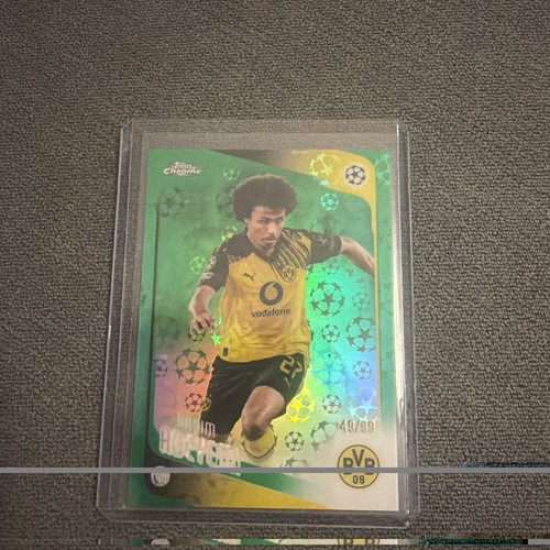 2025-26 TOPPS Chrome UCC Logofractor Karim Adeyemi Borussia Dortmund Green /99