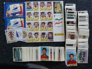 Panini World Cup 1998 Iran Sheet 517 Different Stickers Different Stickers 2 Bags