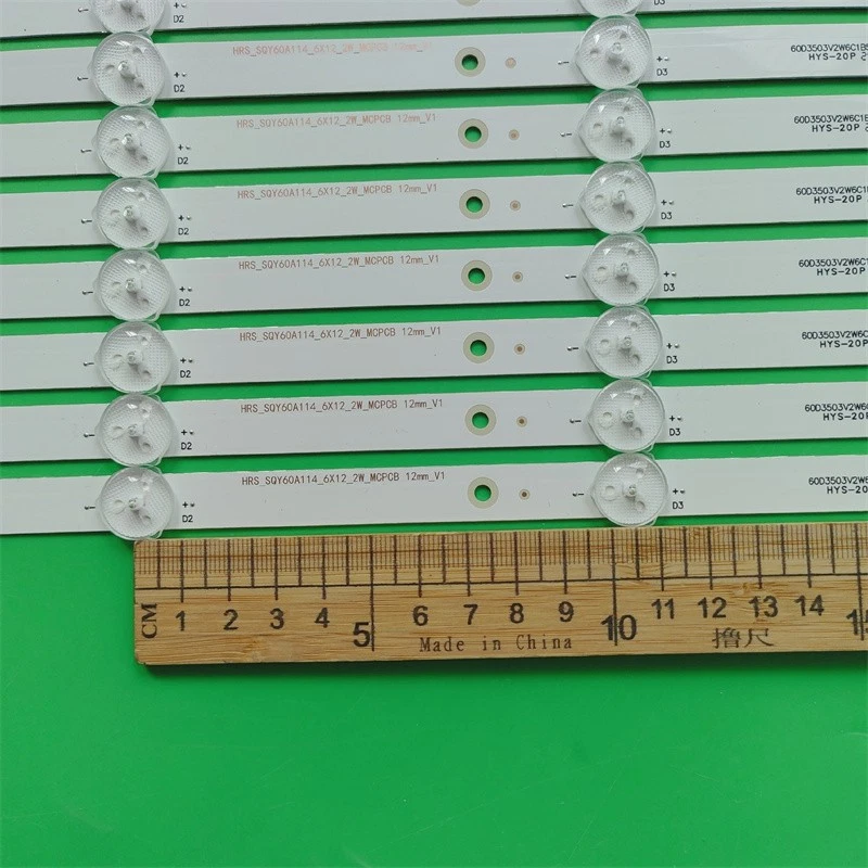 Tiras LED para RCA HRS_SQY60A114_6X12_2W_MCPCB 12MM_V160D3503V2W6C1B56412M Foto 3 de 4