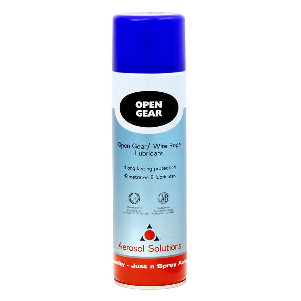 Open Gear Chain Wire Rope Penetrating Water Displacing Lubricant 500ml