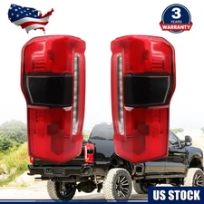 Left+Right Tail Light Lamp W/Blind Spot For 2023-2024 Ford F250 F350 Super Duty