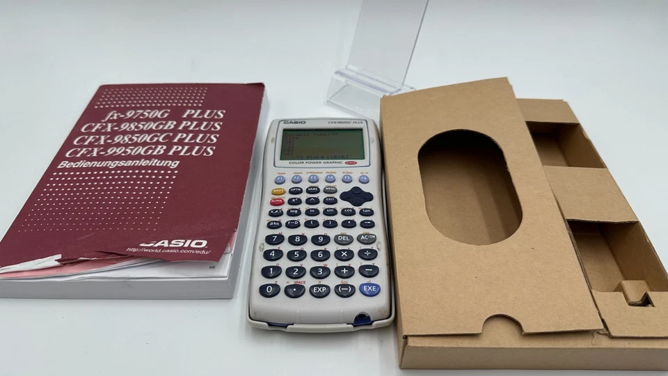 Casio CFX-9850GC PLUS - Grafikrechner - OVP - Anleitung - getestet - Bild 3 von 4